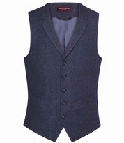 BK520 Navy herringbone Front