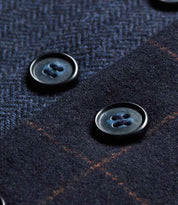 BK521 navy check Detail
