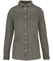 NS503 Washed Pale Khaki Front