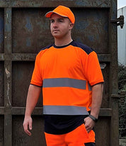 YK013 Orange/Navy Model