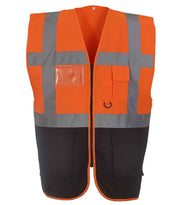 YK103 Orange/Navy Front