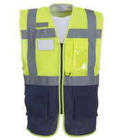 YK107 Yellow/Navy Front