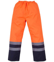 YK217 Orange/Navy Front